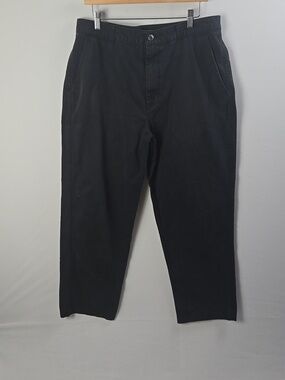 HUF Leisure Black Khakis Skate Pants Sz 34 Casual Boho Streetwear